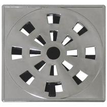 Kit 10 Grelha Quadrada 10,2 X 10,2cm com Anti-inseto em Abs Astra