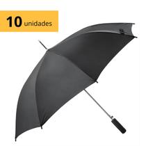 Kit 10 Guarda Chuva Portaria Grande Automático Resistente