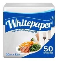 Kit 10 guardanapo pacote c/ 50 unidades 20x22 white paper