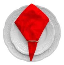 Kit 10 Guardanapos Anel 40cm X 40cm Jacquard Natalino Luxo