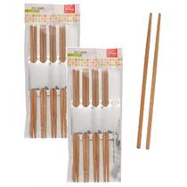 Kit 10 Hashi Bambu Oriental Comida Japonesa Restaurante