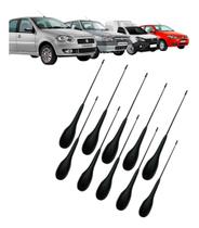Kit 10 haste antena teto palio/uno/idea/fiorino/doblo/strada