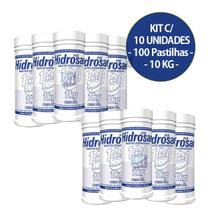 kit 10 Hidrosan Plus 10 Pastilhas Efervescentes 1 kg Hidroall kit 10 Hidrosan Plus 10 Pastilhas Efervescentes 1 kg Hidroall