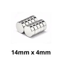 Kit 10 Imã Neodímio Disco Magnético N35 14 x 4 mm Super Forte Potente Redondo Kit 10 Imã Neodímio Disco Magnético N35 14 x 4 mm Super Forte Potente Redondo