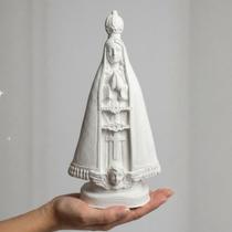 Kit 10 Imagem Nossa Senhora Aparecida 20cm Gesso Cru Altar Casamento Personalizado Pintura Kit 10 Imagem Nossa Senhora Aparecida 20cm Gesso Cru Altar Casamento Personalizado Pintura