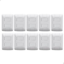 Kit 10 Interruptor Duplo Paralelo 4X2 Embutir Aria Tramontina