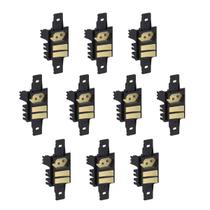Kit 10 Interruptor Duplo Simples 10A 250Vca Com Tomada 2P + T 20A 6H Weg - Preto Kit 10 Interruptor Duplo Simples 10A 250Vca Com Tomada 2P + T 20A 6H Weg - Preto