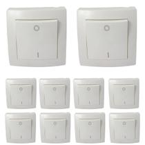 Kit 10 Interruptor Legrand Bipolar 250v 25a Sistema X 675003