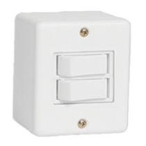 Kit 10 Interruptor Simples 2 Tecla Sobrepor 6A Sistema X Box