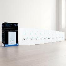 Kit 10 Interruptor Smart Wifi 2.4GHz Alexa 1 Botão e Tomada 4x2 Bivolt Branco291990626-10 Neo Avant