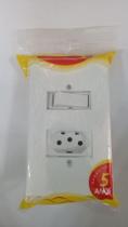 kit 10 interruptor + tomada dunas -Romazi