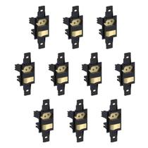 Kit 10 Interruptores Simples 10A 250Vca Com Tomada 2P + T 20A 6H Weg - Preto