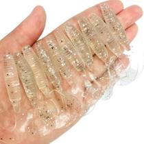 Kit 10 Iscas Artificiais Soft Grubs Tucunaré Traíras COR01 Kit 10 Iscas Artificiais Soft Grubs Tucunaré Traíras COR01