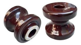 Kit 10 isolador elétrico de cerâmica tamanho 72x72