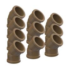 Kit 10 joelho 45* soldavel 1 1/2" (50mm) tigre Kit 10 joelho 45* soldavel 1 1/2" (50mm) tigre