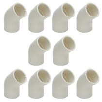 Kit 10 Joelho 45º Cpvc 22mm Água Quente Conector Resistente