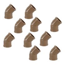 Kit 10 Joelho PVC Soldável de 25mmx3/4 de 45º Conexões Kit 10 Joelho PVC Soldável de 25mmx3/4 de 45º Conexões