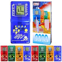 Kit 10 Jogos Mini Game Clássico com Jogos Tetris Cobrinha Ping Pong Carrinho