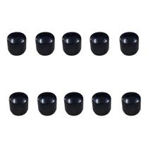 Kit 10 Knob Baixo Guitarra Metal Sem Parafuso KB01 Preto Kit 10 Knob Baixo Guitarra Metal Sem Parafuso KB01 Preto