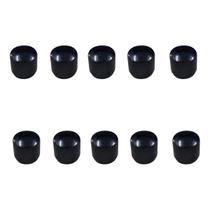 Kit 10 Knob Baixo Metal Sem Parafuso Kb-01 Preto