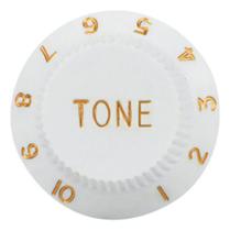 Kit 10 Knob Branco Tone Plástico Stratocaster - Dolphin Kit 10 Knob Branco Tone Plástico Stratocaster - Dolphin