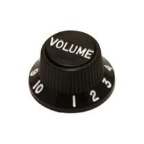 Kit 10 Knob Preto Volume Guitarra Stratocaster - Dolphin