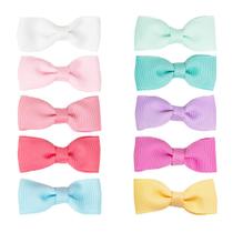 Kit 10 laços com presilha para bebes