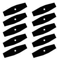 KIT 10 Lâminas Corte 2 P 1,6mmX 300mmX20mm Roçadeira - Sanre