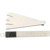Kit 10 Lâminas P/ Estilete Estreita 9mm Brasfort