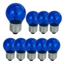 Kit 10 Lâmpada Bolinha Led 15w E27 Bulbo Lustre Espelho