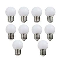 KIT 10 Lâmpada Bolinha Led 3w G45 Espelho Lustre 127v Galaxy KIT 10 Lâmpada Bolinha Led 3w G45 Espelho Lustre 127v Galaxy
