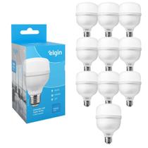 Kit 10 Lâmpada Branco Frio Led 30w 110v/220v Elgin Potente