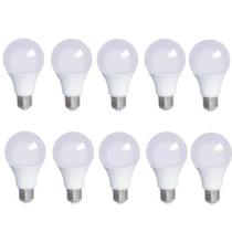 kit 10 lampada bulbo 9w luz fria 6000K
