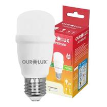 Kit 10 Lampada Bulbo Mini T 12w Luz Quente 3000k Amarela Bivolt E27