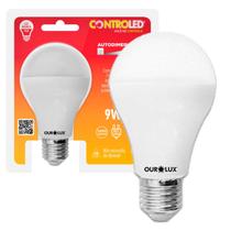 Kit 10 Lampada Controled Auto Dimerizavel 9w Branco Frio 6500K