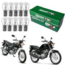 Kit 10 lâmpada de freio stop smartfox 12v/5w (p21/5w) cg 125 150 ybr 125 factor 125 fazer 150 250 Kit 10 lâmpada de freio stop smartfox 12v/5w (p21/5w) cg 125 150 ybr 125 factor 125 fazer 150 250