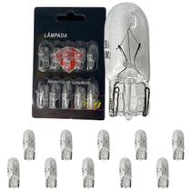 Kit 10 Lampada Esmagada Painel Moto 12v 3,8W Cristal