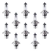 Kit 10 Lâmpada H4 Farol Alto/Baixo 60/55w Halogeno Carro 12v