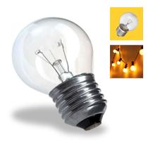 Kit 10 Lâmpada Halógena Bolinha E27 7W Decorativa Rosca Kit 10 Lâmpada Halógena Bolinha E27 7W Decorativa Rosca