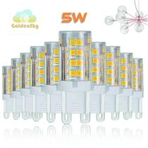 Kit 10 Lâmpada Halopin Led G9 5w Lustres E Pendentes Bivolt