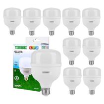 Kit 10 Lâmpada High Led 20w Alta Potência 6500k Branco Frio