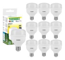 Kit 10 Lâmpada High Led 20w Quente Amarela 3000k Taschibra Kit 10 Lâmpada High Led 20w Quente Amarela 3000k Taschibra