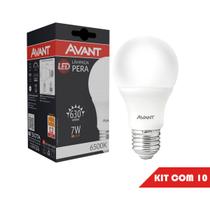 Kit 10 Lâmpada Led 12v 7w Bateria Sistema Solar 6500k Avant Kit 10 Lâmpada Led 12v 7w Bateria Sistema Solar 6500k Avant
