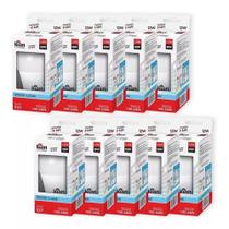 Kit 10 Lâmpada Led 12w Bulbo Soquete E27 Bivolt Branco Frio Kit 10 Lâmpada Led 12w Bulbo Soquete E27 Bivolt Branco Frio