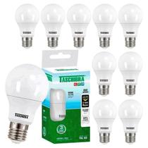 Kit 10 Lâmpada Led 9w Bulbo 6500k Branco Frio 110/220V Kit 10 Lâmpada Led 9w Bulbo 6500k Branco Frio 110/220V