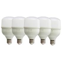 Kit 10 Lâmpada Led Alta Potência Foxlux 20W 6500K Branco Frio Iluminação Residencial Comercial Escritório Cozinha Garagem Depósito