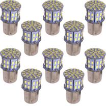 Kit 10 Lâmpada Led BA15s P21W 1156 50 Leds Iluminação Branca Tipo de Conector:BA15S (1156) Kit 10 Lâmpada Led BA15s P21W 1156 50 Leds Iluminação Branca Tipo de Conector:BA15S (1156)