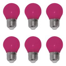 Kit 10 Lâmpada Led Bolinha 3w Coloridas Varal Bivolt Ctb