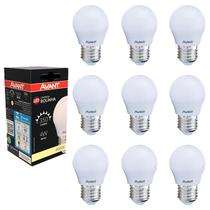 Kit 10 Lampada Led Bolinha 4w Decorativa E27 Branco Neutro 4000K