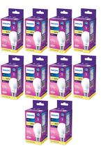 Kit 10 Lâmpada Led Bulbo 16w Eq100w Philips 3000k 1527l